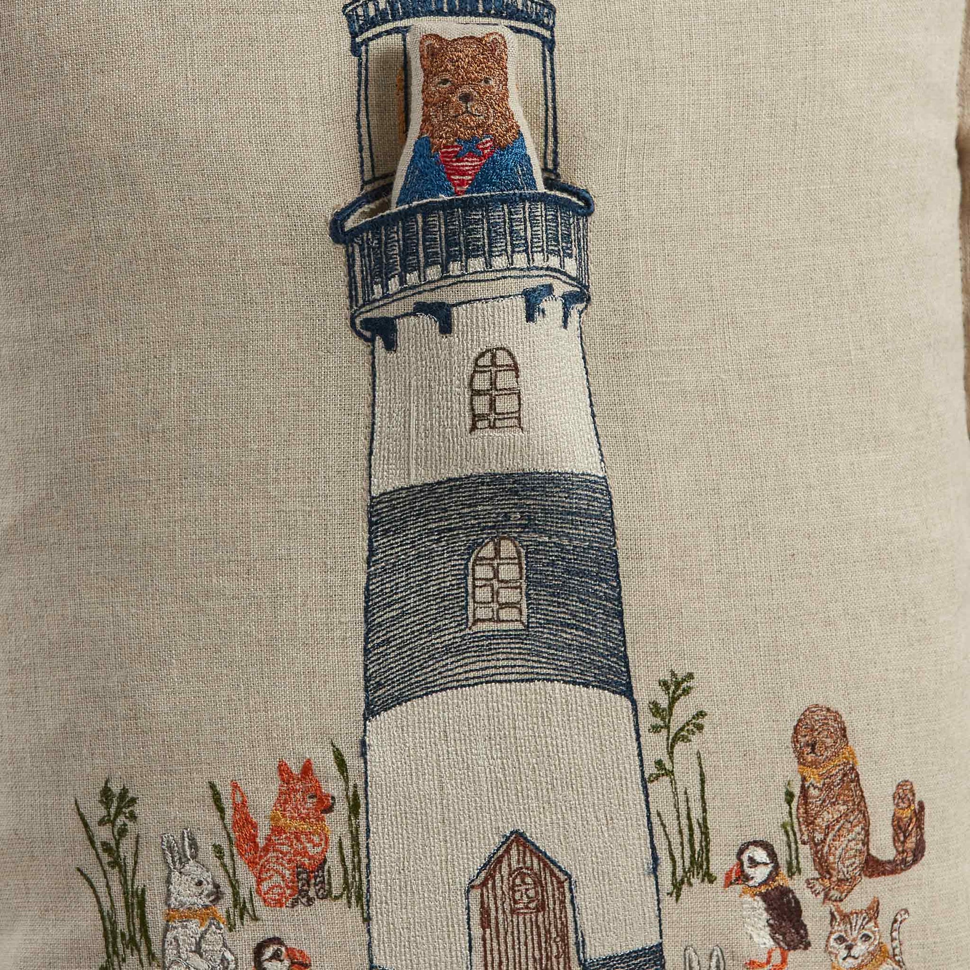Coral & Tusk Lighthouse Friends Pocket Pillow